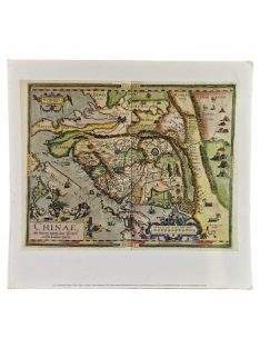 Kép reprodukció 42x45cm – Ancient Map of China