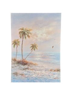   Reprodukciós nyomat 50x70cm – G. Cousteau, Tropical Shoreline