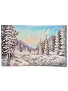 Reprodukció 50x80cm – Helmut Glassl, Winter in Sibirien