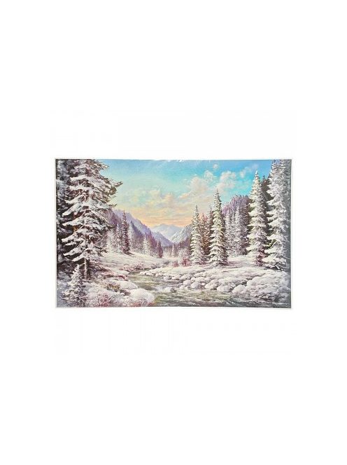 Reprodukció 50x80cm – Helmut Glassl, Winter in Sibirien