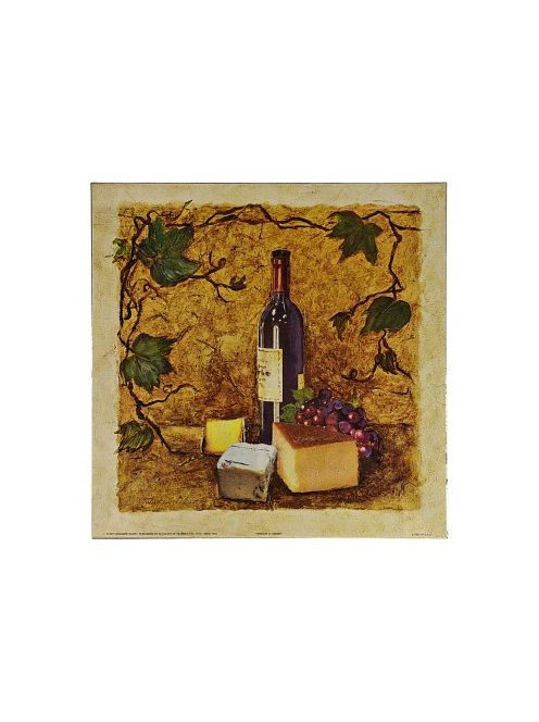 Reprodukciós nyomat 30x30cm – Merlot & Cheese