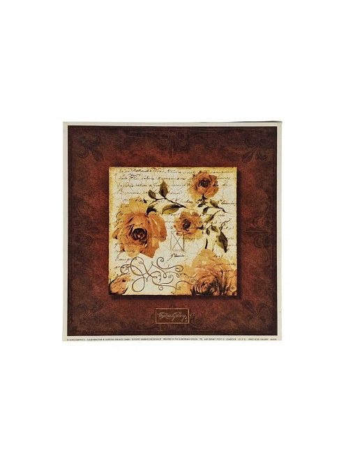 Reprodukciós festmény 18x18cm – Alicia