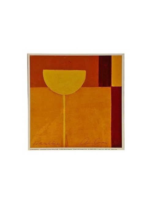 Reprodukciós nyomat 18x18cm – White Wine