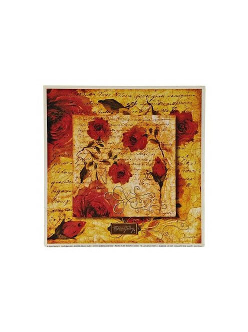 Reprodukciós nyomat 18x18cm – Rose Gallery II