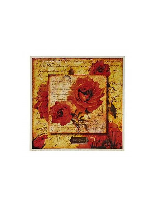 Művészeti nyomat 18x18cm – Rose Gallery III