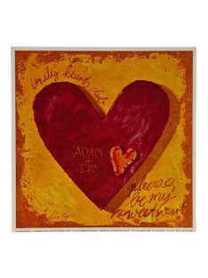 Reprodukciós nyomat 18x18cm – Be My Sweetheart