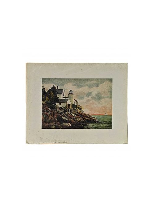 Reprodukciós nyomat 20.3x25.3cm – Lighthouse