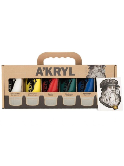 Akril festékkészlet A'kryl 6x100ml