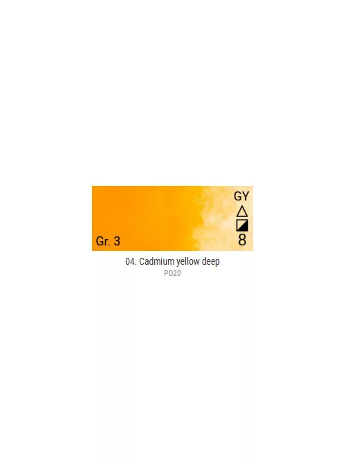 Renesans Grand Godet akvarellfesték  04 Cadmium Yellow Deep
