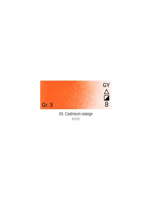 Renesans Grand Godet akvarellfesték  05 Cadmium Orange