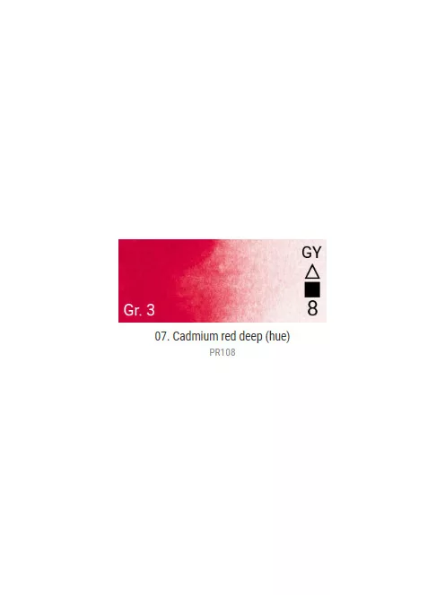 Renesans Grand Godet akvarellfesték  07 Cadmium Red Deep