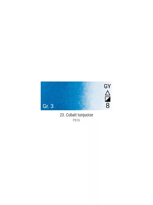 Renesans Grand Godet akvarellfesték  23 Cobalt Turquoise