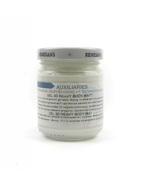 Strukturáló 3D gél matt - heavy body 110ml