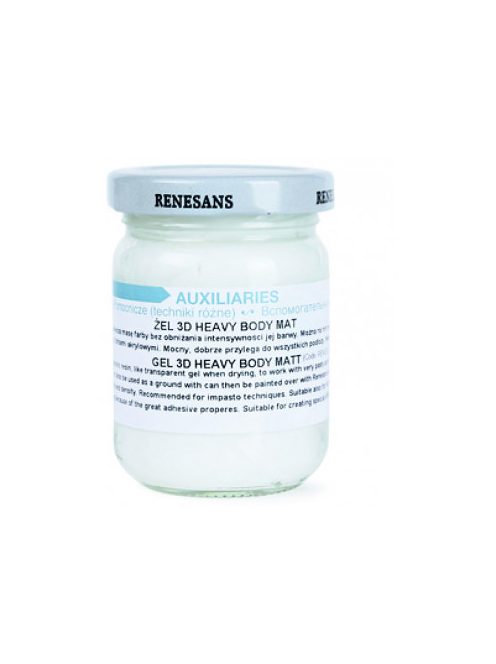 Strukturáló 3D gél matt - heavy body 500ml