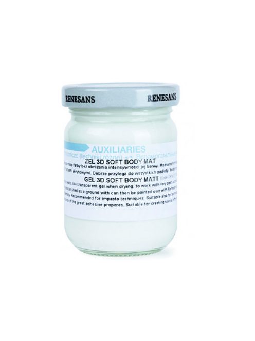 Strukturáló 3D gél matt - soft body 500ml