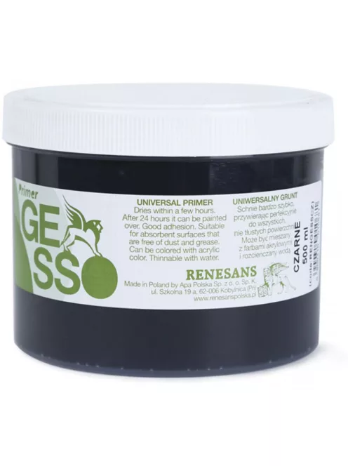 Sheps akril fekete Renesans 110ml