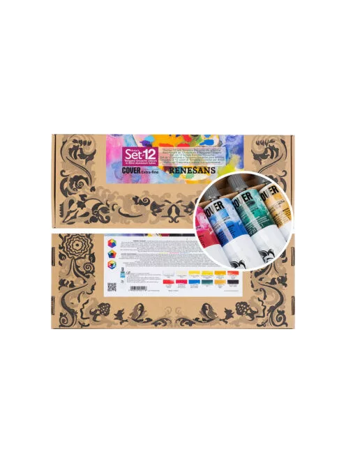 Gouache festék készlet Renesans Cover 12x60ml