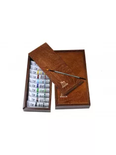 Olajfesték készlet Renesans 10x20ml fa dobozban