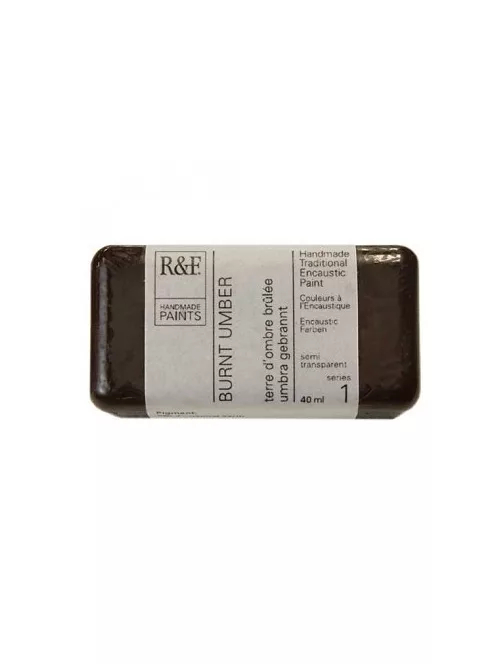 Encaustic paint R&F 40ml – 1015 Égetett umbra
