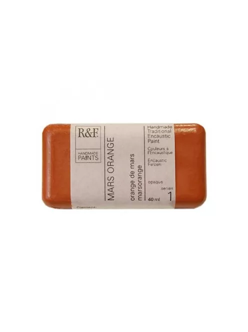 R&F Encaustic festék 40ml – 1018 Mars narancs