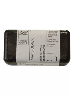 R&F Encaustic Paint 40ml – 101B Mars fekete