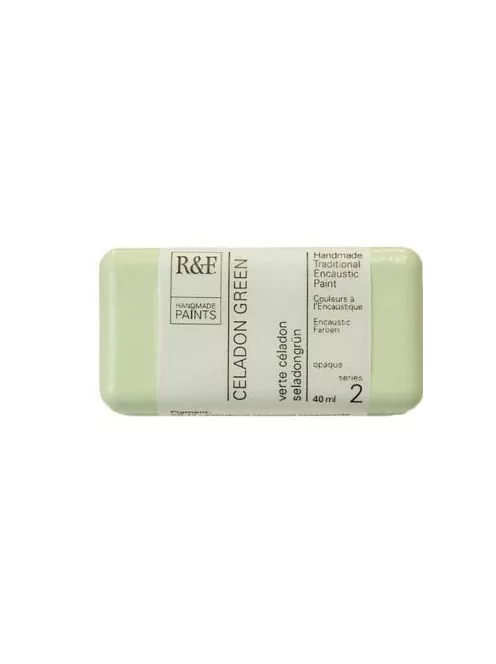 Encaustic paint R&F 40ml – 102E Celadon zöld