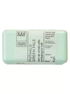 Encaustic paint R&F 40ml – 102K Halvány Ftalo zöld