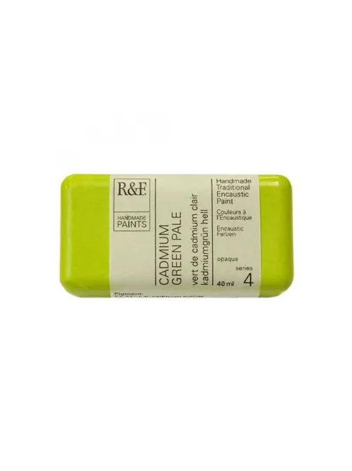 Encaustic paint R&F 40ml – 1048 Cadmium zöld halvány