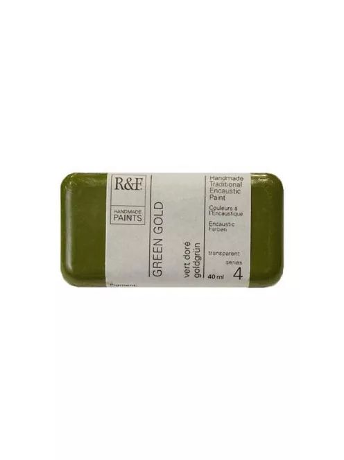 R&F Encaustic festék 40ml – 104C zöld arany