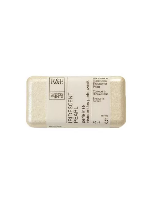 Encaustic paint R&F 40ml – 1080 Iridescent Pearl