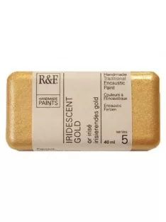 R&F Encaustic paint 40ml – 1085 Iridescent arany