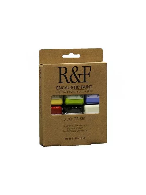Enkausztikus festékek kezdő készlet R&F 6db Introductory
