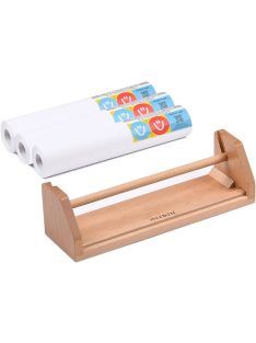 Fa tekercspapír letekercselő + 3 tekercs