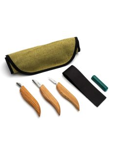 BeaverCraft Forgácsfaragó Kések Faragó Készlet