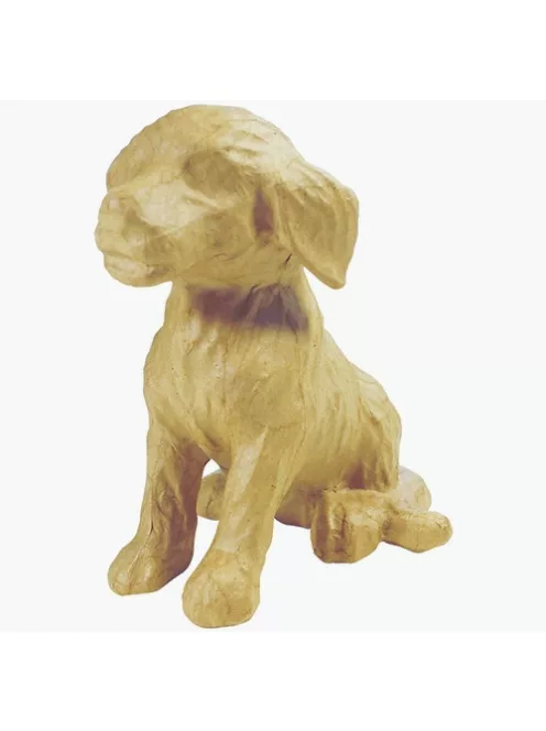 Kutya papírmasé-ból, nagy 17 cm