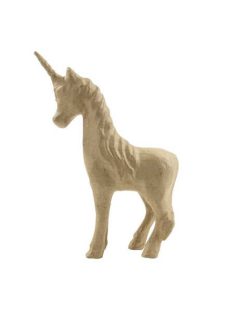 Papír anyag unikornis, nagy 21cm