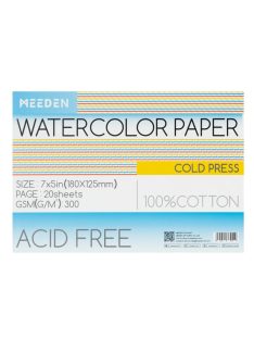 akvarell pad Meeden 100% Cotton 12.5x18cm Cold Pressed