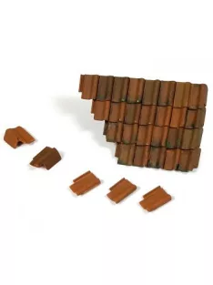 Vallejo Scenery – Damaged Roof Section and Tiles