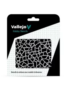 Vallejo modellező sablon – Giraffe Camo WWII