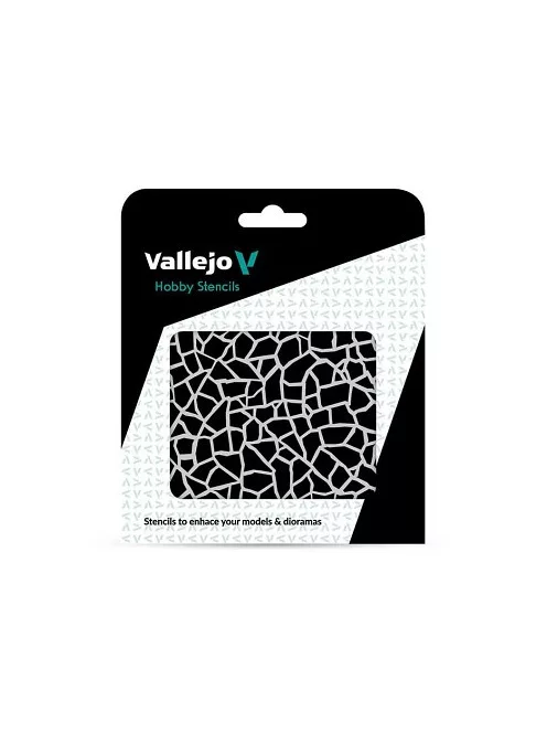 Vallejo modellező sablon – Giraffe Camo WWII