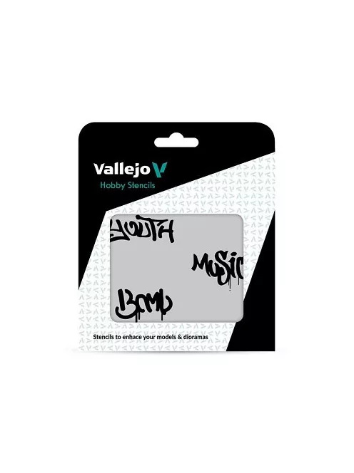 Vallejo Modellező sablon – Street Art n 1