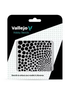 Vallejo modellező sablon – Circle Textures