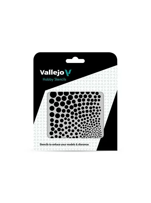 Vallejo modellező sablon – Circle Textures