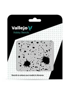 Vallejo modellező sablon – Splash & Stains