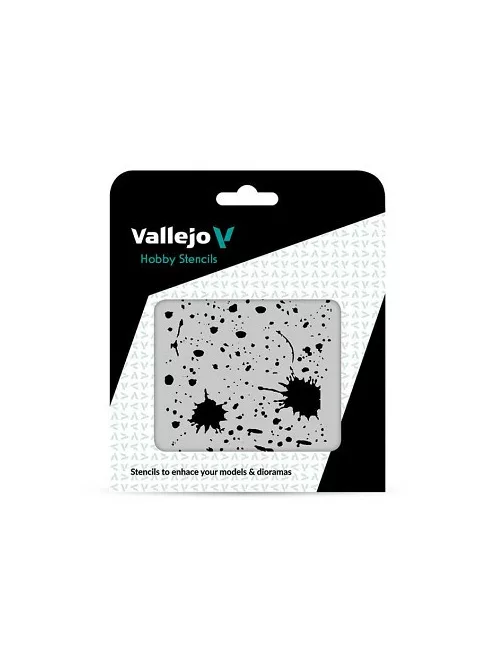 Vallejo modellező sablon – Splash & Stains
