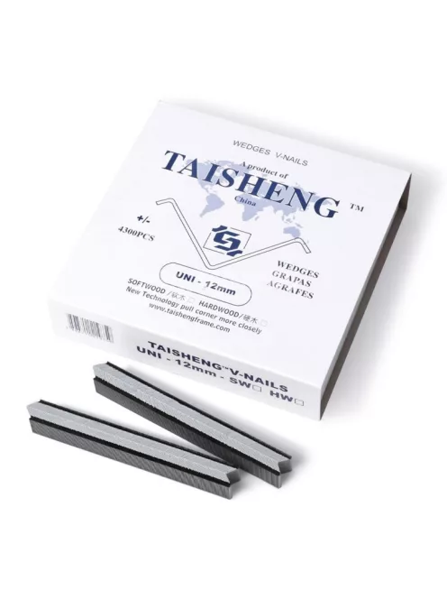 V-type UNI framing staples, 12mm