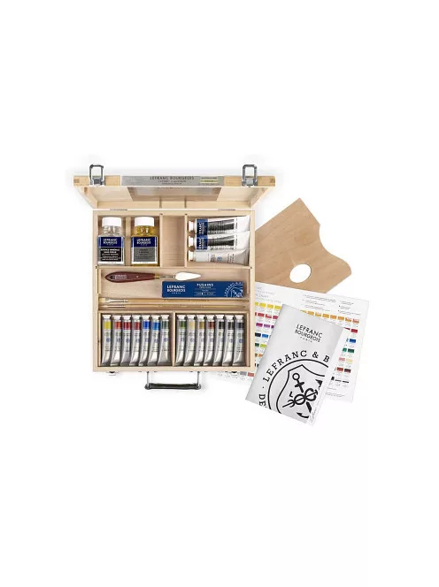 Lefranc fa doboz olajfesték 14x20ml