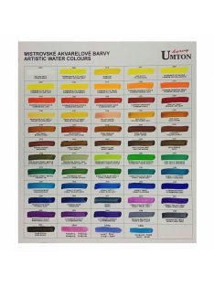 Akvarell festékminta Umton