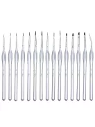 Ecsetkészlet - MEEDEN 15 Pcs Micro Detail Paint Brush Set