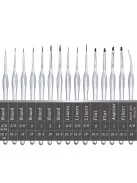 Ecsetkészlet - MEEDEN 15 Pcs Micro Detail Paint Brush Set